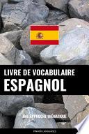 Livre de vocabulaire espagnol