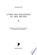 Livre des religions et des sectes