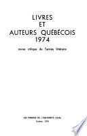 Livres et auteurs québécois