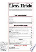 Livres hebdo
