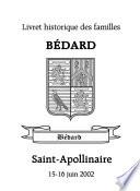 Livret historique des familles Bédard