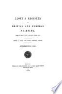 Lloyd's Register of British and Foreign Shipping