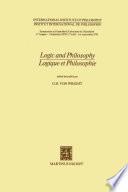 Logic and Philosophy / Logique et Philosophie