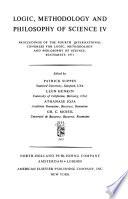 Logic, Methodology and Philosophy of Science