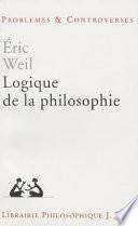 Logique de la philosophie