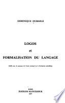 Logos et formalisation du langage