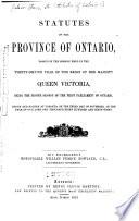 Lois de L'Ontario