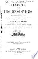 Lois de L'Ontario