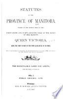 Lois Du Manitoba