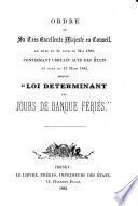 Lois et règlements passés par les États de Jersey