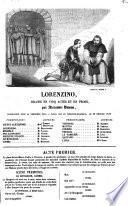 Lorenzino, Drame en cinq actes et en prose, par Alexandre Dumas