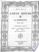 Louis Houde & sa descendance, 1655-1985: v. 1-3. Les descendants de Louis Houde