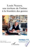 Louis Nucera, une écriture de l'intime à la frontière des genres