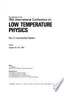 Low Temperature Physics & Chemistry