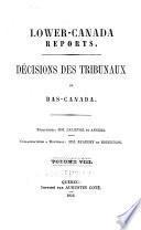 Lower-Canada Reports