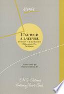 L’auteur à l’œuvre