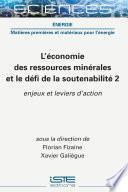 L’économie des ressources minérales et le défi de la soutenabilité 2