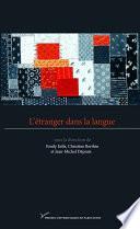 L’étranger dans la langue