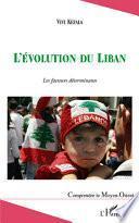 L’évolution du Liban