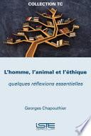 L’homme, l’animal et l’éthique