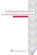 L’Université populaire Quart Monde