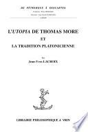 L’Utopia de Thomas More et la tradition platonicienne