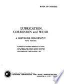 Lubrication, Corrosion and Wear