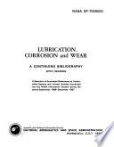 Lubrication, Corrosion and Wear