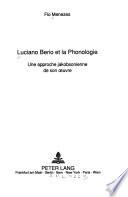 Luciano Berio et la phonologie