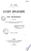 Lucien Bonaparte et ses mémoires