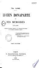 Lucien Bonaparte et ses mémoires