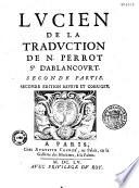 Lucien, de la traduction de N. Perrot Sr d'Ablancourt