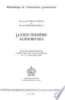 Lucien Tesnière aujourd'hui