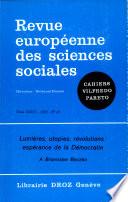 Lumières, utopies, révolutions: espérance de la démocratie