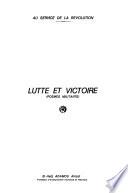 Lutte et victoire