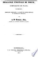 Luxation de la phalange unguéale du puce, compliquée de plaie; guérison
