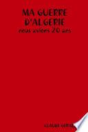 ma guerre d'Algérie
