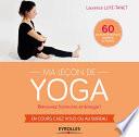 Ma leçon de yoga