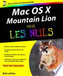 Mac OS X Mountain Lion Pour les Nuls