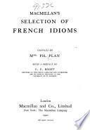 Macmillan's selection of French idioms