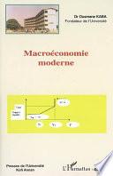 Macroéconomie moderne