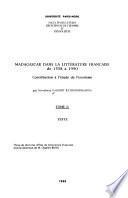 Madagascar dans la littérature française de 1558 à 1990: Texte