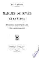 Madame de Staël et la Suisse