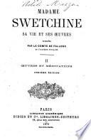Madame Swetchine, sa vie et ses oeuvres