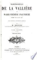 Mademoiselle de La Vallière et Marie-Thérèse d'Autriche, femme de Louis XIV