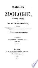 Magasin de zoologie d'anatomie comparée et de palaeontologie