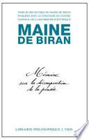 Maine De Biran Ceuvres