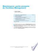 Maintenance, Partie Prenante du Facilities Management