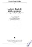 Maison d'artiste, maison-musée