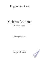 Maîtres anciens